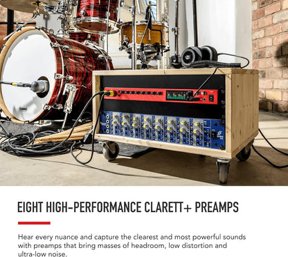 Focusrite AMS-CLARETT-PLUS-8PRE Studio Audio Interface