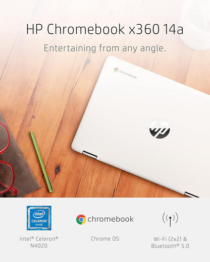 HP 14a-ca0050nr Chromebook x360 14" HD Touch Laptop