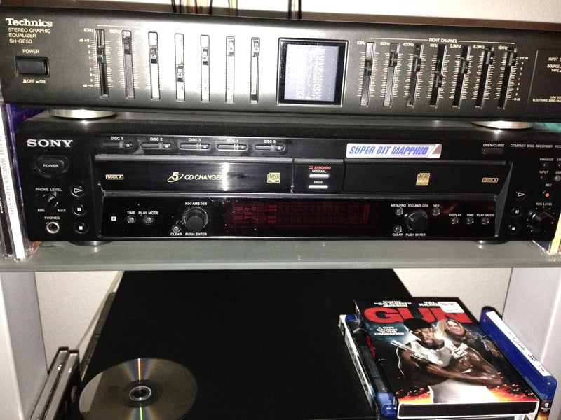 Sony RCD-W50C 5-Disc CD Changer Recorder — main product image