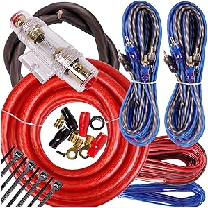 Gravity BGR-KIT4-R-PK1-2000W 4 Gauge Amplifier Wiring Kit