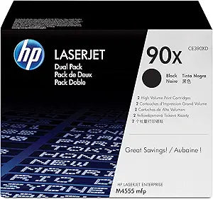 HP CE390XD 90X Black LaserJet Toner Cartridge — main product image