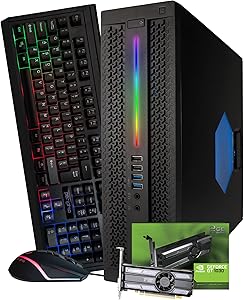 HP 800 G2 i5 GT 1030 RGB Gaming Computer Renewed