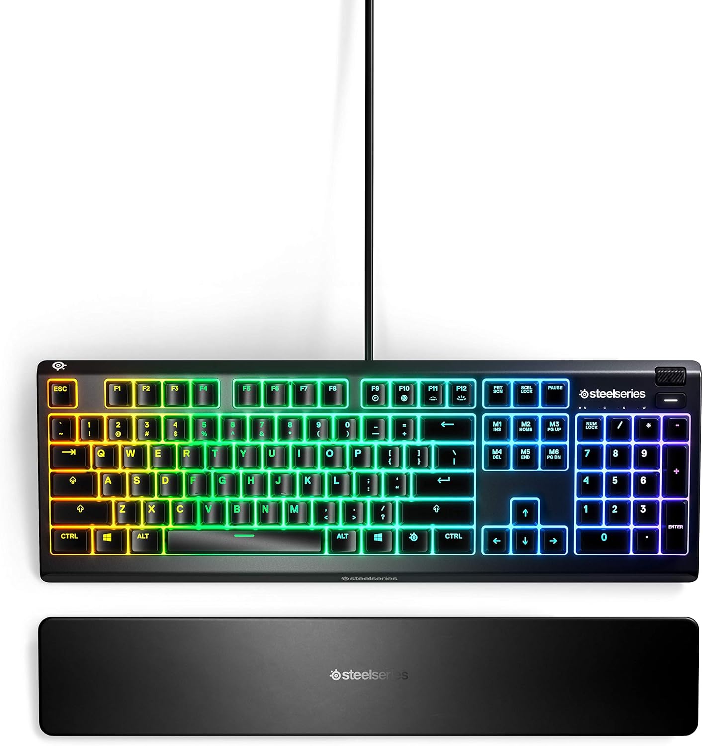 SteelSeries 64812 Apex 3 RGB Gaming Keyboard - Renewed