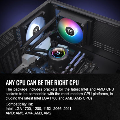 Thermaltake CLW360PL12SWA TH120 ARGB Sync V2 CPU Cooler