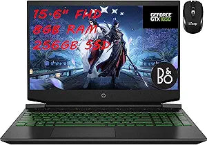 HP Pavilion Gaming Laptop: Ryzen 5 4600H, GTX 1650, 8GB RAM — main product image