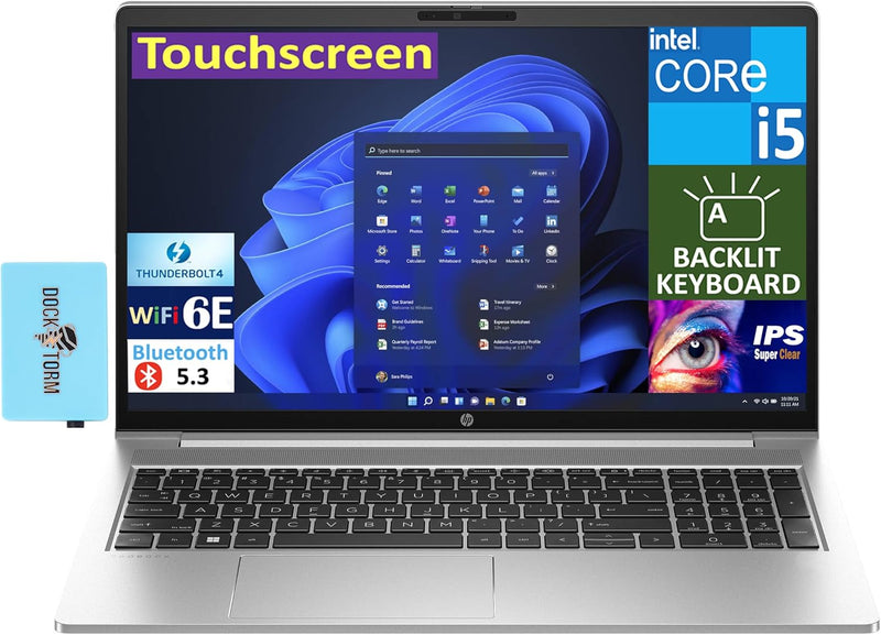 HP 85C40EA#BH5 Probook 450 G10 Touch Laptop i5 16GB 512GB SSD — main product image