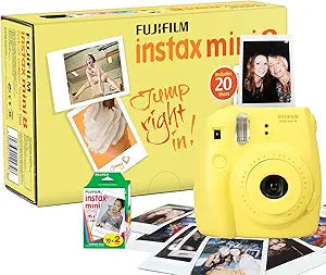 Fujifilm P10GLB3083A Instax Mini 8 Camera Yellow 20 Shots