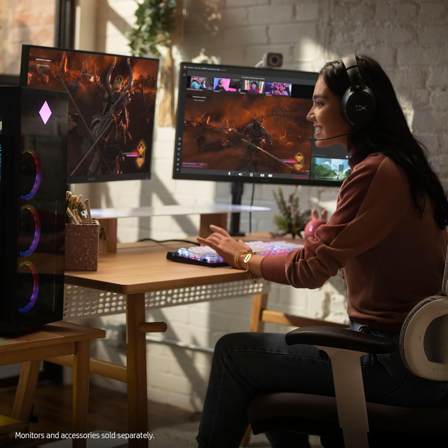 HP 9J5T6AA#ABA OMEN 45L RTX 4070 Super Gaming Desktop