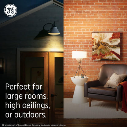 GE 93130047 100W Equivalent LED Daylight Candle Bulbs 3-Pack