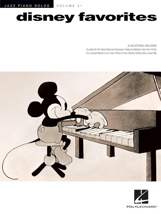 Hal Leonard Disney Favorites - Jazz Piano Solos Vol. 51