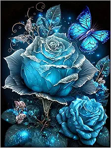 Novastar Novastar-zsh-002 Butterfly Rose 5D Diamond Painting Kit