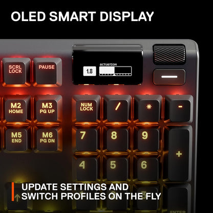 SteelSeries 813682023645 Apex Pro RGB Gaming Keyboard Renewed