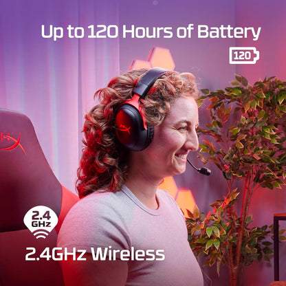 HyperX Cloud III 77Z45AA Wireless Gaming Headset - 120H Battery