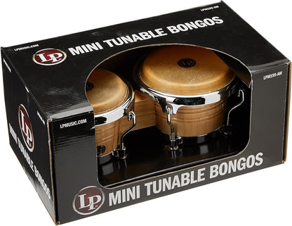 Latin Percussion LPM199-AW Mini Tunable Wood Bongos