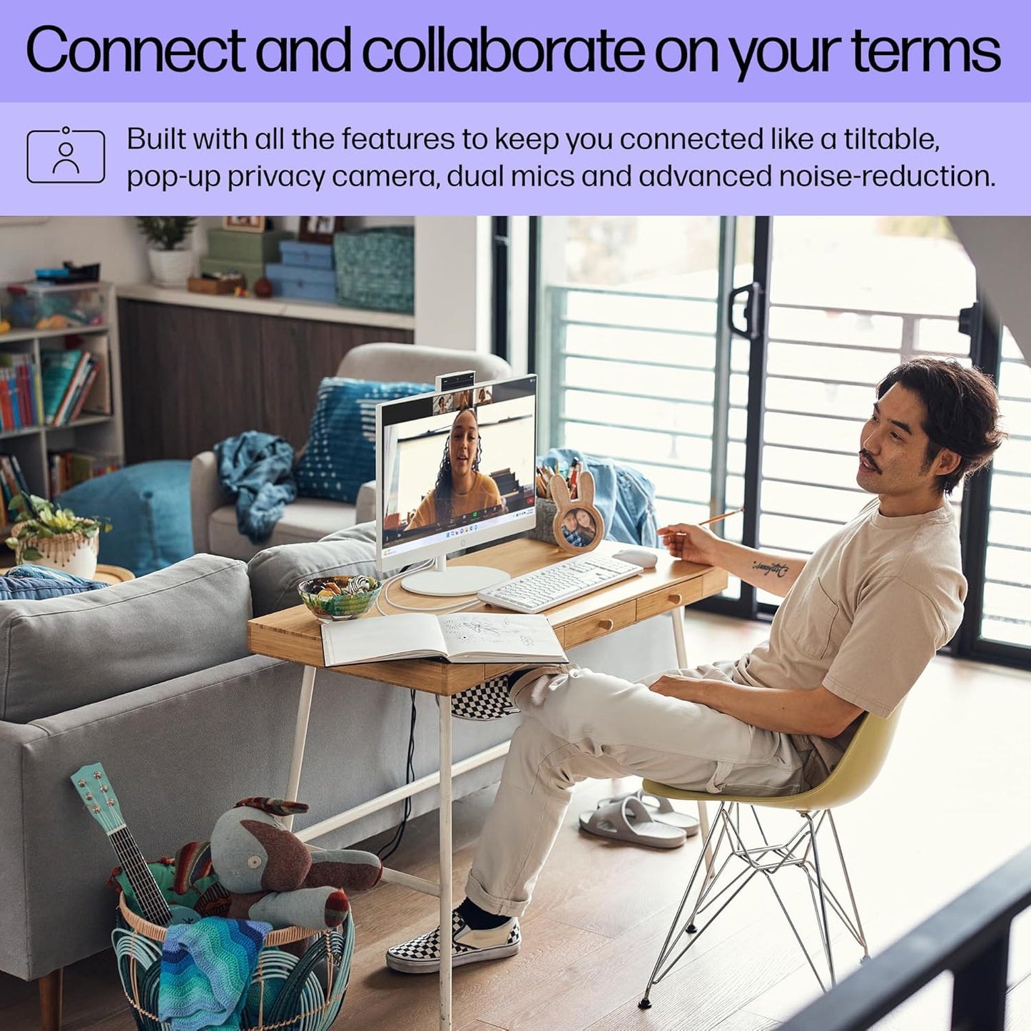 HP 24-cr0032 24" All-in-One PC Ryzen 7 16GB RAM 512GB SSD