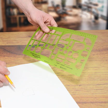 Westcott T-830 Home Furnishing Template