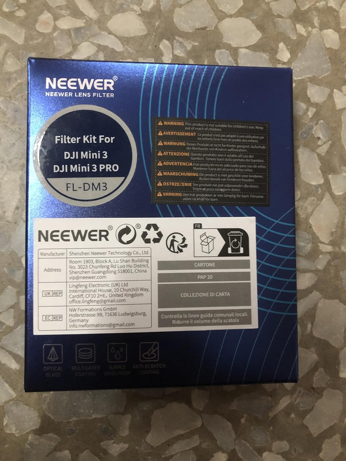 Neewer 10101413 ND/PL Filter Set for DJI Mini 3 Pro