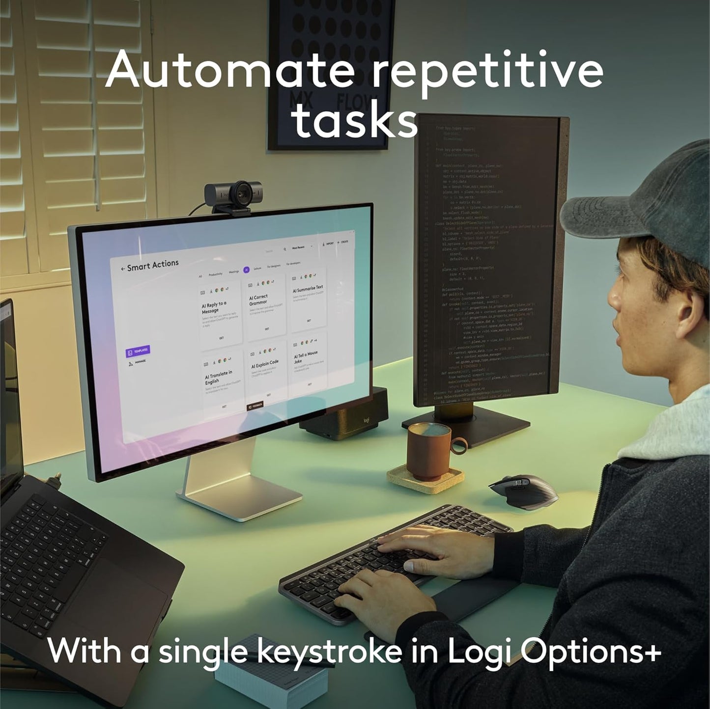 Logitech 920-011622 MX Keys S for Mac Wireless Keyboard