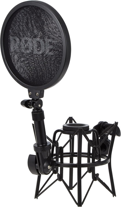 Rode SM6 - Microphone Shock Mount with Pop Shield - Black