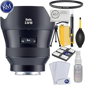 K&M 2136691 ZEISS Batis 18mm Sony E-Mount Lens Bundle