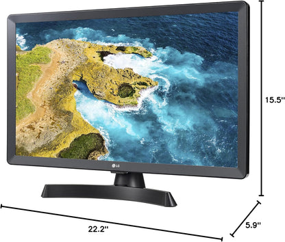LG 24LQ510S 24" HD Smart TV webOS Black