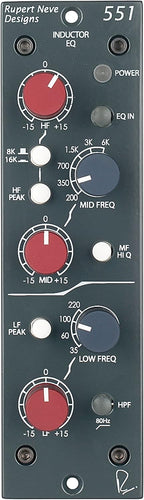 Rupert Neve Designs 551 Inductor Equalizer 500 Series