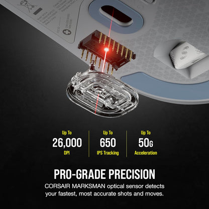 Corsair CH-931D102-NA M75 AIR Mouse - Wireless, 26K DPI, Ultra-Light, FPS Gaming