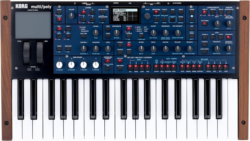 Korg MULTIPOLY Analog Modeling Synthesizer Keyboard — main product image