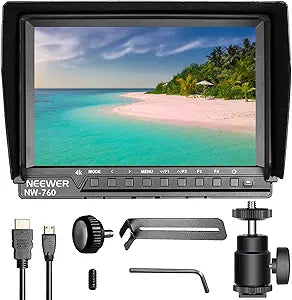 Neewer 10090928 7" IPS 4K HDMI Camera Field Monitor