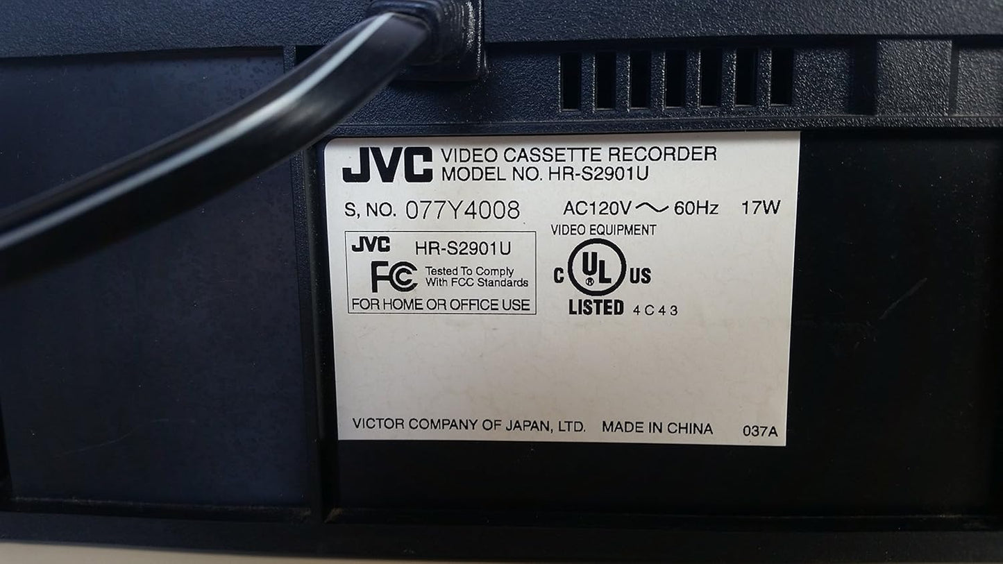 JVC HRS2910U 4-Head S-VHS VCR Player Recorder