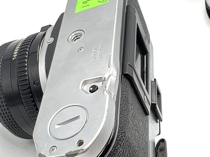 Canon AE-1 Program Vintage 35mm SLR Camera 50mm Lens