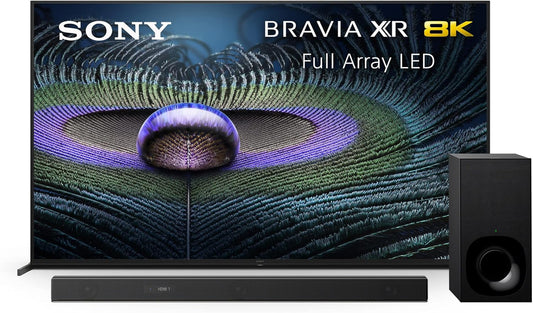 Sony BRAVIA XR Z9J 75" 8K TV Soundbar Bundle