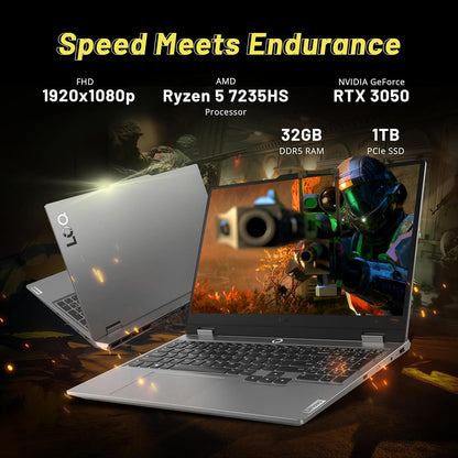 Lenovo LOQ Gaming Laptop Ryzen 5 RTX 3050