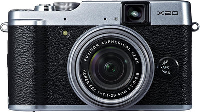 Fujifilm X20 Silver 12MP Digital Camera 2.8" LCD