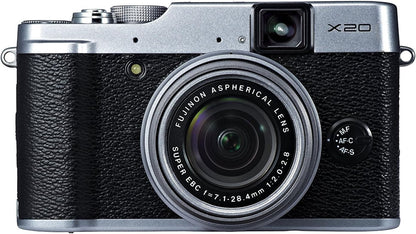 Fujifilm X20 Silver 12MP Digital Camera 2.8" LCD