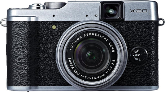 Fujifilm X20 Silver 12MP Digital Camera 2.8" LCD