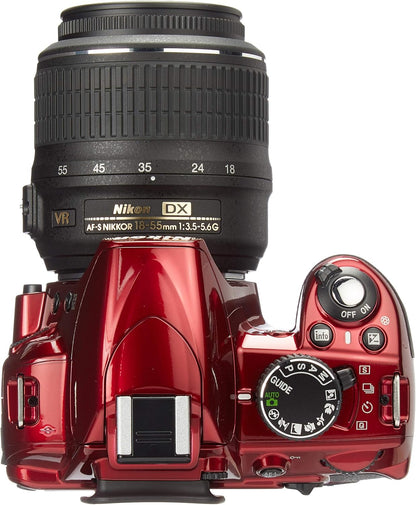 Nikon FBA_25486 D3100 18-55mm VR Red Digital SLR