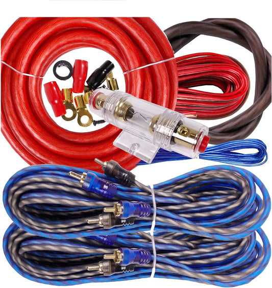 Gravity BGR-KIT4-R-PK3-2500W-4CH - 4 Gauge Amp Installation Kit