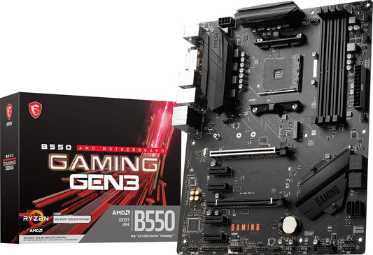MSI B550 Gaming GEN3 AMD Ryzen AM4 ATX Motherboard