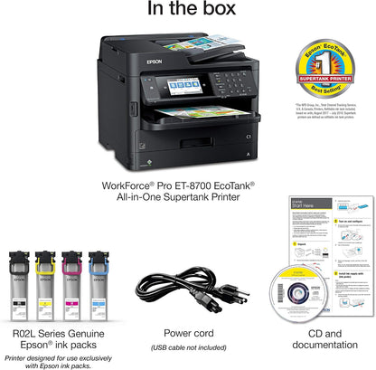 Epson ET-8700 Workforce Pro EcoTank Printer Wireless