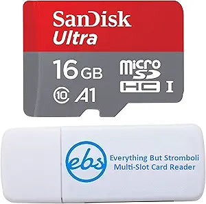 SanDisk SDSQUAR-016G 16GB MicroSD Camera Memory Card