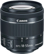 Canon EOS 90D DSLR Camera 18-55mm Lens Video Bundle (Renewed)