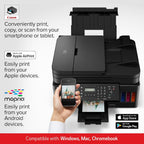 Canon G7020 Wireless MegaTank All-in-One Printer with Alexa