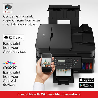 Canon G7020 Wireless MegaTank All-in-One Printer with Alexa