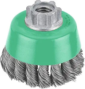 Hitachi 729234 6-Inch Heavy-Duty Carbon Steel Wire Cup Brush
