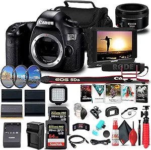 Canon EOS 5DS 50.6MP DSLR Camera Bundle Accessories