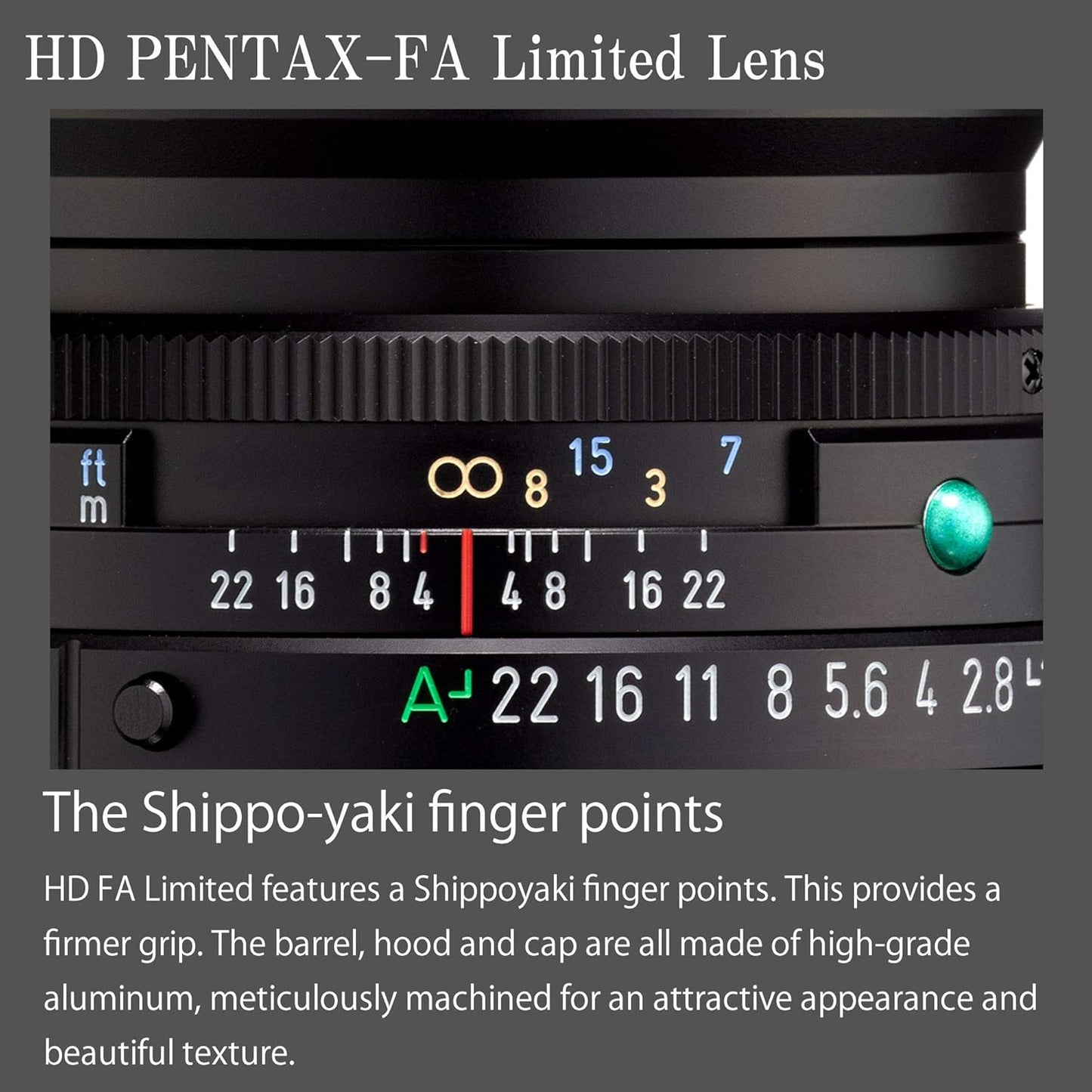 Pentax 20150 HD 43mm F1.9 Limited Silver Prime Lens