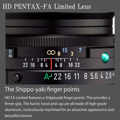 Pentax 20150 HD 43mm F1.9 Limited Silver Prime Lens