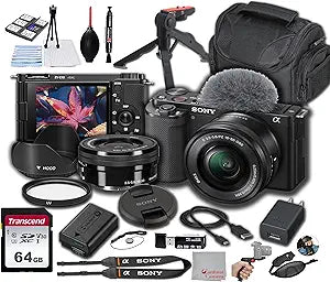 Sony ZV-E10 Mirrorless Camera 16-50mm Pro Bundle
