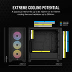 Corsair CC-9011255-WW 3000D RGB Airflow PC Case